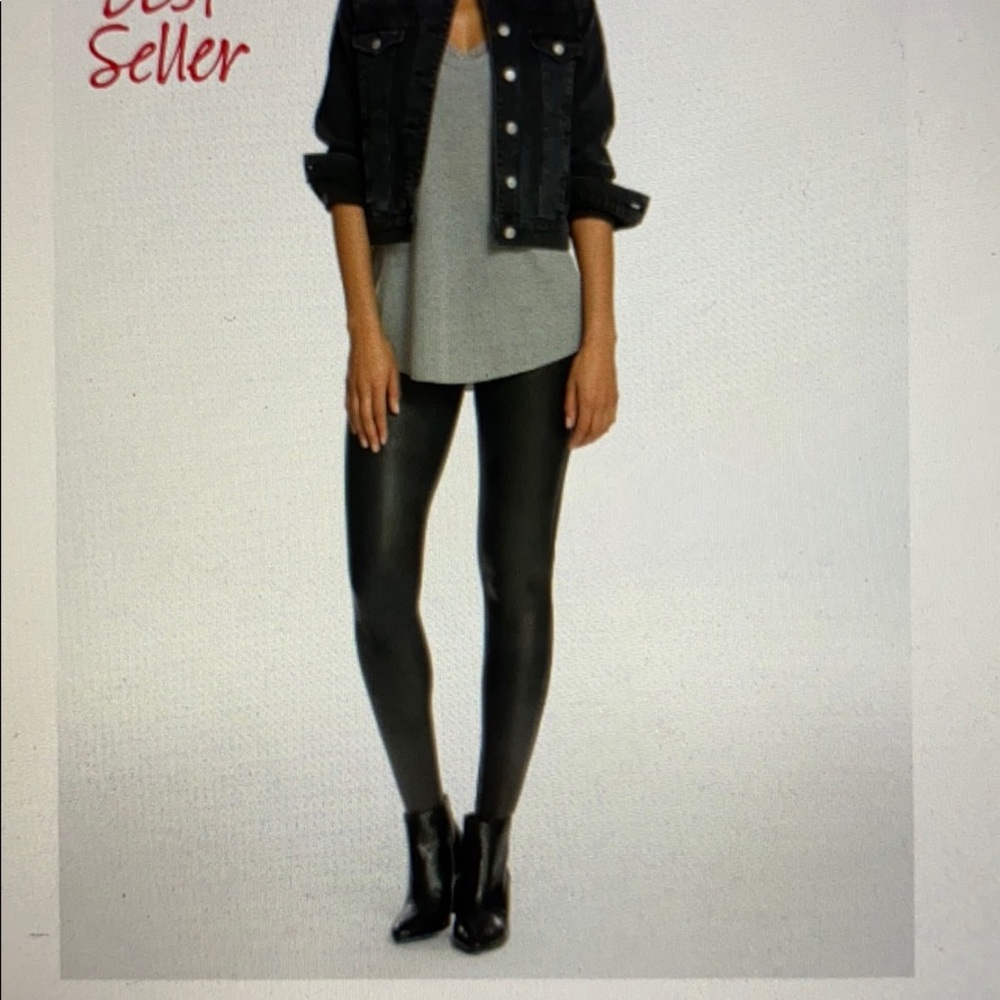 Spanx Faux Leather Leggings